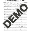 Pupy y Los Que Son Son – Cuéntamelo Todo – Sheet Music Demo Page 2 (PDF) – Includes charts for Trumpets, Trombones, Saxophone, Piano and Bass