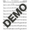 Pupy y Los Que Son Son – Deja la Magia – Sheet Music Demo Page 5 (PDF) – Includes charts for Trumpets, Trombones, Saxophone, Piano and Bass