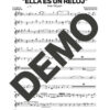 Issac Delgado – Ella es un Reloj – Sheet Music Demo Page 1 (PDF) – Includes charts for Trumpets, Trombones, Saxophone, Piano and Bass