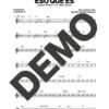Maykel Blanco y su Salsa Mayor – Eso Que Es – Sheet Music Demo Page 2 (PDF) – Includes charts for Trumpets, Trombones, Saxophone, Piano and Bass