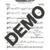 Los Van Van|Mayito Rivera – Havana City – Sheet Music Demo Page 2 (PDF) – Includes charts for Trumpets, Trombones, Saxophone, Piano and Bass