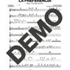 El Noro y Primera Clase|Pupy y Los Que Son Son – La Preferencia – First Page of Sheet Music Preview (PDF) – Includes charts for Trumpets, Trombones, Saxophone, Piano and Bass