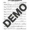 El Noro y Primera Clase|Pupy y Los Que Son Son – La Preferencia – Sheet Music Demo Page 1 (PDF) – Includes charts for Trumpets, Trombones, Saxophone, Piano and Bass