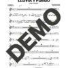 Issac Delgado – Lluvia y Fuego – Sheet Music Demo Page 1 (PDF) – Includes charts for Trumpets, Trombones, Saxophone, Piano and Bass