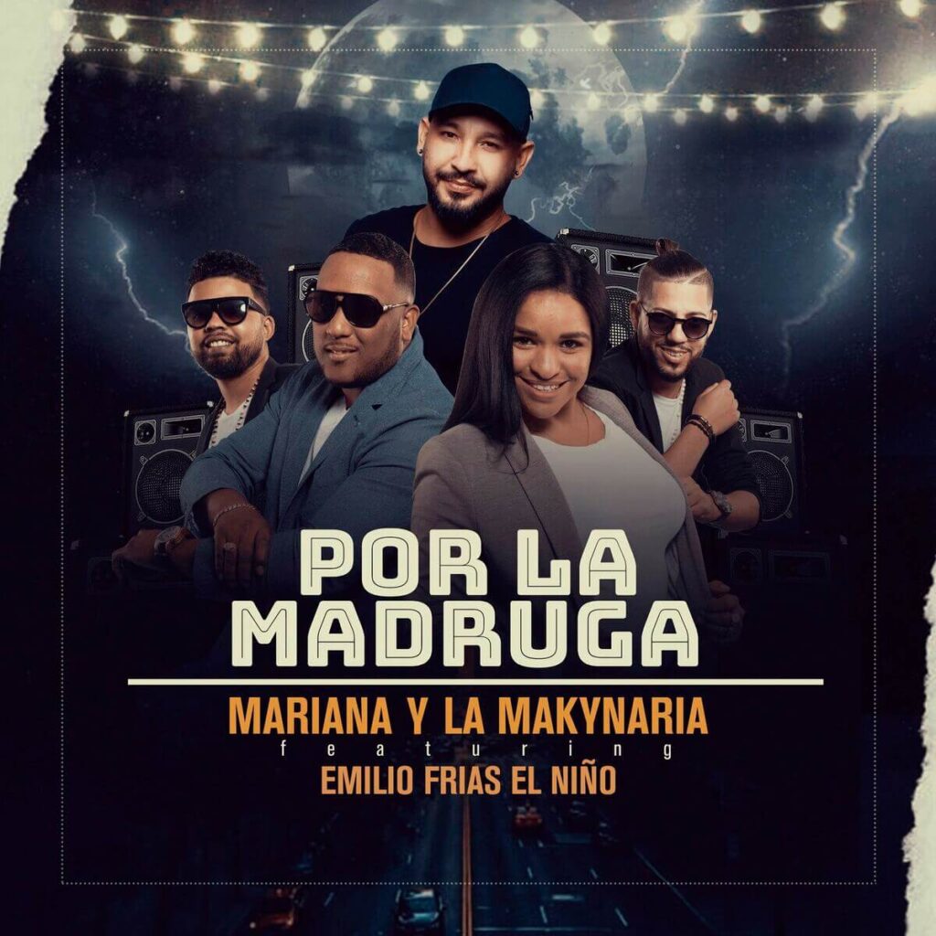 Album cover for "Por La Madruga'" by El Niño y La Verdad, Mariana y la Makynaria — available as Sheet Music & MIDI