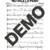 Issac Delgado – No Vale la Pena – Sheet Music Demo Page 5 (PDF) – Includes charts for Trumpets, Trombones, Saxophone, Piano and Bass