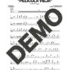 Azúcar Negra – Película Vieja – Sheet Music Demo Page 2 (PDF) – Includes charts for Trumpets, Trombones, Saxophone, Piano and Bass