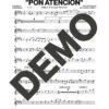 Pupy y Los Que Son Son – Pon Atención – First Page of Sheet Music Preview (PDF) – Includes charts for Trumpets, Trombones, Saxophone, Piano and Bass