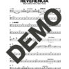 Mayito Rivera – Reverencia feat. Pablo Timba – Sheet Music Demo Page 4 (PDF) – Includes charts for Trumpets, Trombones, Saxophone, Piano and Bass