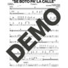 Timbalive – Se Botó Pa' la Calle – First Page of Sheet Music Preview (PDF) – Includes charts for Trumpets, Trombones, Saxophone, Piano and Bass