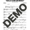 Puerto Rican Power – Solo Con un Beso – First Page of Sheet Music Preview (PDF) – Includes charts for Trumpets, Trombones, Saxophone, Piano and Bass