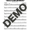 Puerto Rican Power – Solo Con un Beso – Sheet Music Demo Page 3 (PDF) – Includes charts for Trumpets, Trombones, Saxophone, Piano and Bass