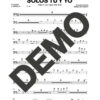 Pupy y Los Que Son Son – Solos Tú y Yo – Sheet Music Demo Page 3 (PDF) – Includes charts for Trumpets, Trombones, Saxophone, Piano and Bass