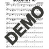 Pupy y Los Que Son Son – Solos Tú y Yo – Sheet Music Demo Page 5 (PDF) – Includes charts for Trumpets, Trombones, Saxophone, Piano and Bass