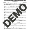 Charanga Forever – Te Coge el Charanguero – Sheet Music Demo Page 1 (PDF) – Includes charts for Trumpets, Trombones, Saxophone, Piano and Bass