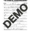 Charanga Forever – Te Coge el Charanguero – Sheet Music Demo Page 2 (PDF) – Includes charts for Trumpets, Trombones, Saxophone, Piano and Bass