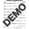 Issac Delgado – Vengo Venenoso – Sheet Music Demo Page 1 (PDF) – Includes charts for Trumpets, Trombones, Saxophone, Piano and Bass