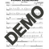 Issac Delgado – Vengo Venenoso – Sheet Music Demo Page 2 (PDF) – Includes charts for Trumpets, Trombones, Saxophone, Piano and Bass