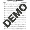 Issac Delgado – Vengo Venenoso – Sheet Music Demo Page 3 (PDF) – Includes charts for Trumpets, Trombones, Saxophone, Piano and Bass