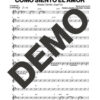 Manana Club – Como Siento el Amor feat. Angel Yos – Sheet Music Demo Page 3 (PDF) – Includes charts for Trumpets, Trombones, Saxophone, Piano and Bass