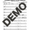 Manana Club – Como Siento el Amor feat. Angel Yos – Sheet Music Demo Page 4 (PDF) – Includes charts for Trumpets, Trombones, Saxophone, Piano and Bass