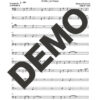 El Niño y La Verdad – La Cosa Mala – Sheet Music Demo Page 4 (PDF) – Includes charts for Trumpets, Trombones, Saxophone, Piano and Bass