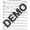 Alexander Abreu|Maykel Flores – Le Gustan Dos – Sheet Music Demo Page 3 (PDF) – Includes charts for Trumpets, Trombones, Saxophone, Piano and Bass