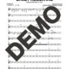 Manana Club – Si Me Preguntas feat. El Noro – Sheet Music Demo Page 3 (PDF) – Includes charts for Trumpets, Trombones, Saxophone, Piano and Bass