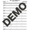 Manolito y su Trabuco – Si Te Mentí – Sheet Music Demo Page 3 (PDF) – Includes charts for Trumpets, Trombones, Saxophone, Piano and Bass