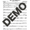 Manolito y su Trabuco – Si Te Mentí – Sheet Music Demo Page 4 (PDF) – Includes charts for Trumpets, Trombones, Saxophone, Piano and Bass