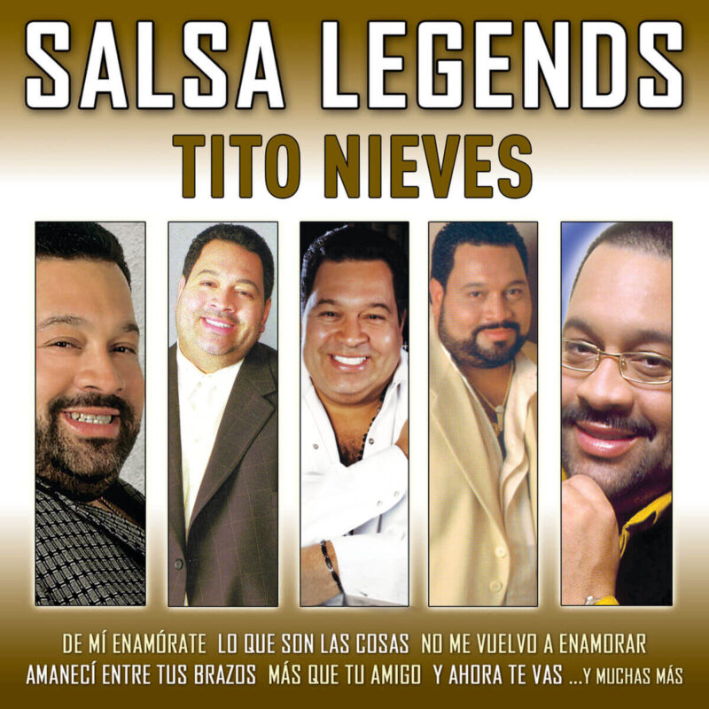 Album cover for "De Mí Enamórate" by Tito Nieves — available as Sheet Music & MIDI
