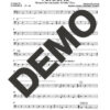 Manana Club – Tóxicas feat. Emilio "El Niño" Frias – Sheet Music Demo Page 5 (PDF) – Includes charts for Trumpets, Trombones, Saxophone, Piano and Bass