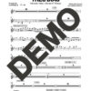 Havana D' Primera – Tres Días – Sheet Music Demo Page 3 (PDF) – Includes charts for Trumpets, Trombones, Saxophone, Piano and Bass