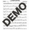 Havana D' Primera – Tres Días – Sheet Music Demo Page 5 (PDF) – Includes charts for Trumpets, Trombones, Saxophone, Piano and Bass