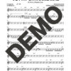 El Noro y Primera Clase – Voy a Portarme Mal – Sheet Music Demo Page 3 (PDF) – Includes charts for Trumpets, Trombones, Saxophone, Piano and Bass