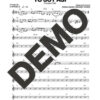 Manana Club – Yo Soy Así – Sheet Music Demo Page 3 (PDF) – Includes charts for Trumpets, Trombones, Saxophone, Piano and Bass