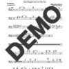Issac Delgado|Los Van Van – Cubanos feat. Los Van Van – Sheet Music Demo Page 1 (PDF) – Includes charts for Trumpets, Trombones, Saxophone, Piano and Bass