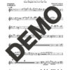 Issac Delgado|Los Van Van – Cubanos feat. Los Van Van – Sheet Music Demo Page 2 (PDF) – Includes charts for Trumpets, Trombones, Saxophone, Piano and Bass