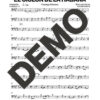 Charanga Habanera – El Ciclón de La Habana – Sheet Music Demo Page 5 (PDF) – Includes charts for Trumpets, Trombones, Saxophone, Piano and Bass