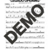 Los Van Van – Legado (Opening) – Sheet Music Demo Page 1 (PDF) – Includes charts for Trumpets, Trombones, Saxophone, Piano and Bass