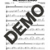 Los Van Van – Me Mantengo – Sheet Music Demo Page 2 (PDF) – Includes charts for Trumpets, Trombones, Saxophone, Piano and Bass