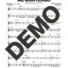 Los Van Van – Me Mantengo – Sheet Music Demo Page 3 (PDF) – Includes charts for Trumpets, Trombones, Saxophone, Piano and Bass