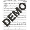 Sierra Maestra – Mi Música es Tu Música – Sheet Music Demo Page 3 (PDF) – Includes charts for Trumpets, Trombones, Saxophone, Piano and Bass
