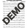 Manolín El Médico de la Salsa – Tengo un Amigo – Sheet Music Demo Page 6 (PDF) – Includes charts for Trumpets, Trombones, Saxophone, Piano and Bass