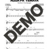 Elito Revé y Su Charangón – Agua Pa' Yemayá – Sheet Music Demo Page 2 (PDF) – Includes charts for Trumpets, Trombones, Saxophone, Piano and Bass