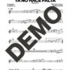 Bamboleo – Ya No Hace Falta – Sheet Music Demo Page 1 (PDF) – Includes charts for Trumpets, Trombones, Saxophone, Piano and Bass