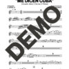 Havana D' Primera – Me Dicen Cuba – First Page of Sheet Music Preview (PDF) – Includes charts for Trumpets, Trombones, Saxophone, Piano and Bass