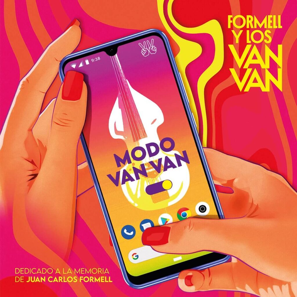 Album cover for "Ven, Dame un Abrazo" by Los Van Van, Mandy Cantero — available as Sheet Music & MIDI