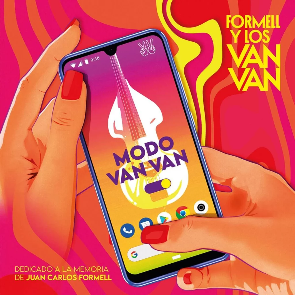 Album cover for "Ven, Dame un Abrazo" by Los Van Van, Mandy Cantero — available as Sheet Music & MIDI