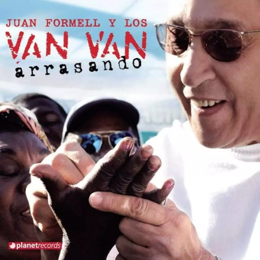 Album cover for "Me Mantengo" by Los Van Van — available as Sheet Music & MIDI